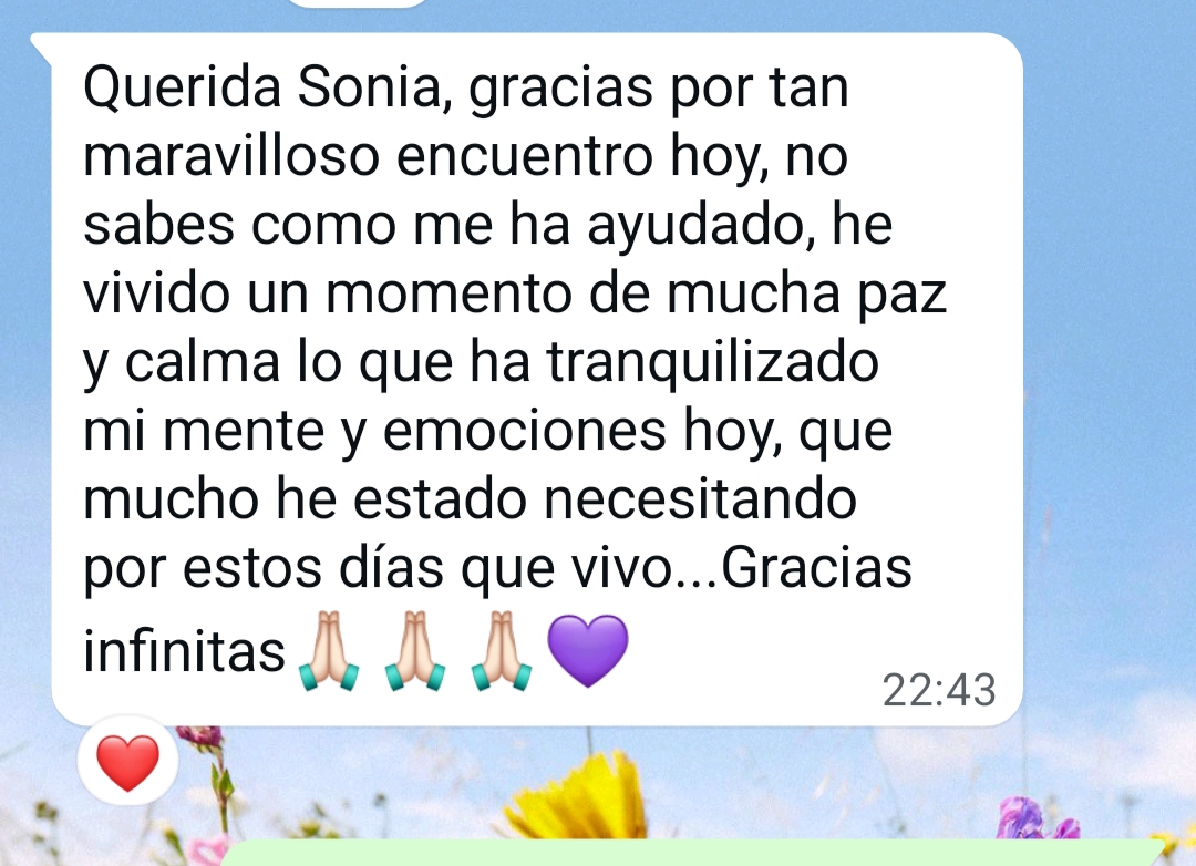 Testimonio real sobre calma y bienestar después de una clase